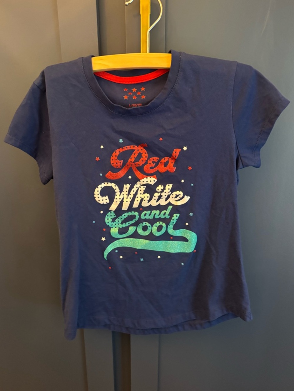 Kids Navy 'Red White and Cool' Graphic Tee